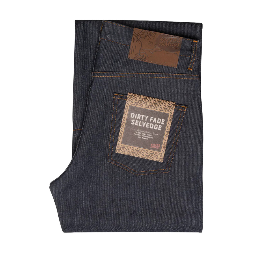 Naked and Famous Denim Strong Guy Dirty Fade Selvedge