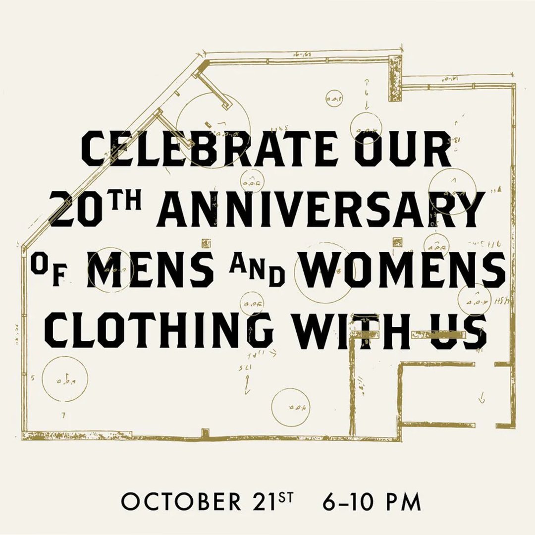 20th Anniversary of Men's and Women's Clothing - Danali
