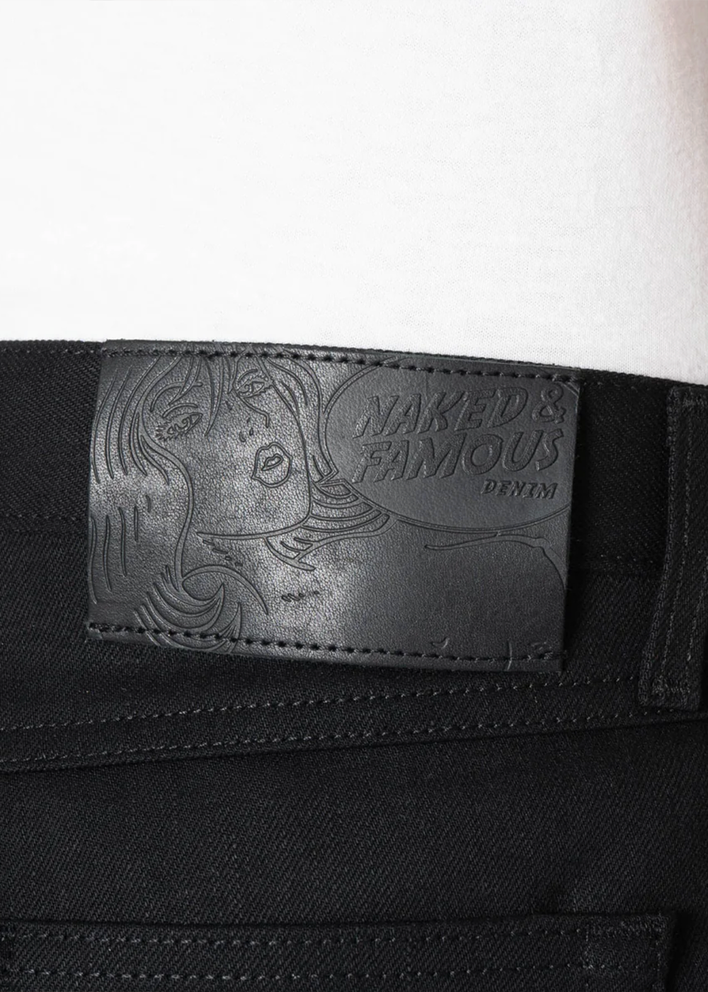 True Guy Solid Black Selvedge - Naked and Famous Denim Canada - Danali - 101061621