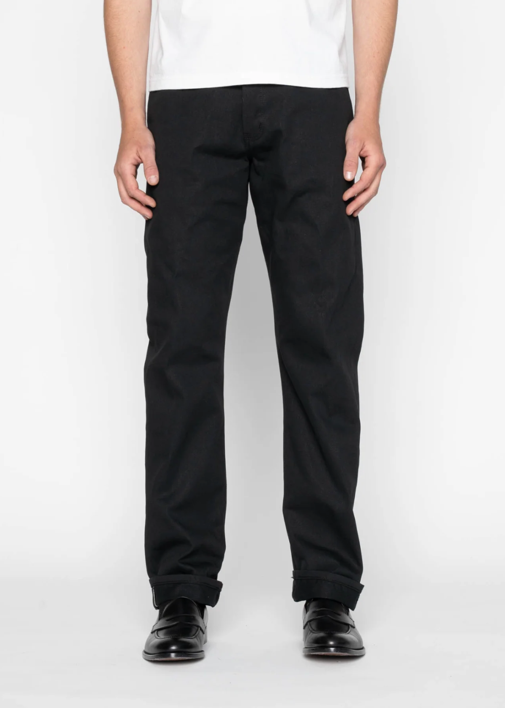 True Guy Selvedge Slacks - Black - Naked and Famous Denim Canada - Danali - 101137221-BLK