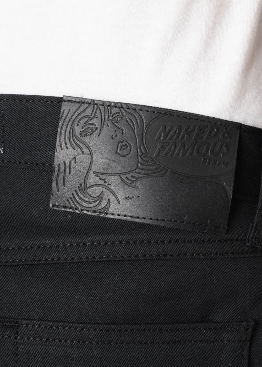 True Guy Selvedge Slacks - Black - Naked and Famous Denim Canada - Danali - 101137221-BLK