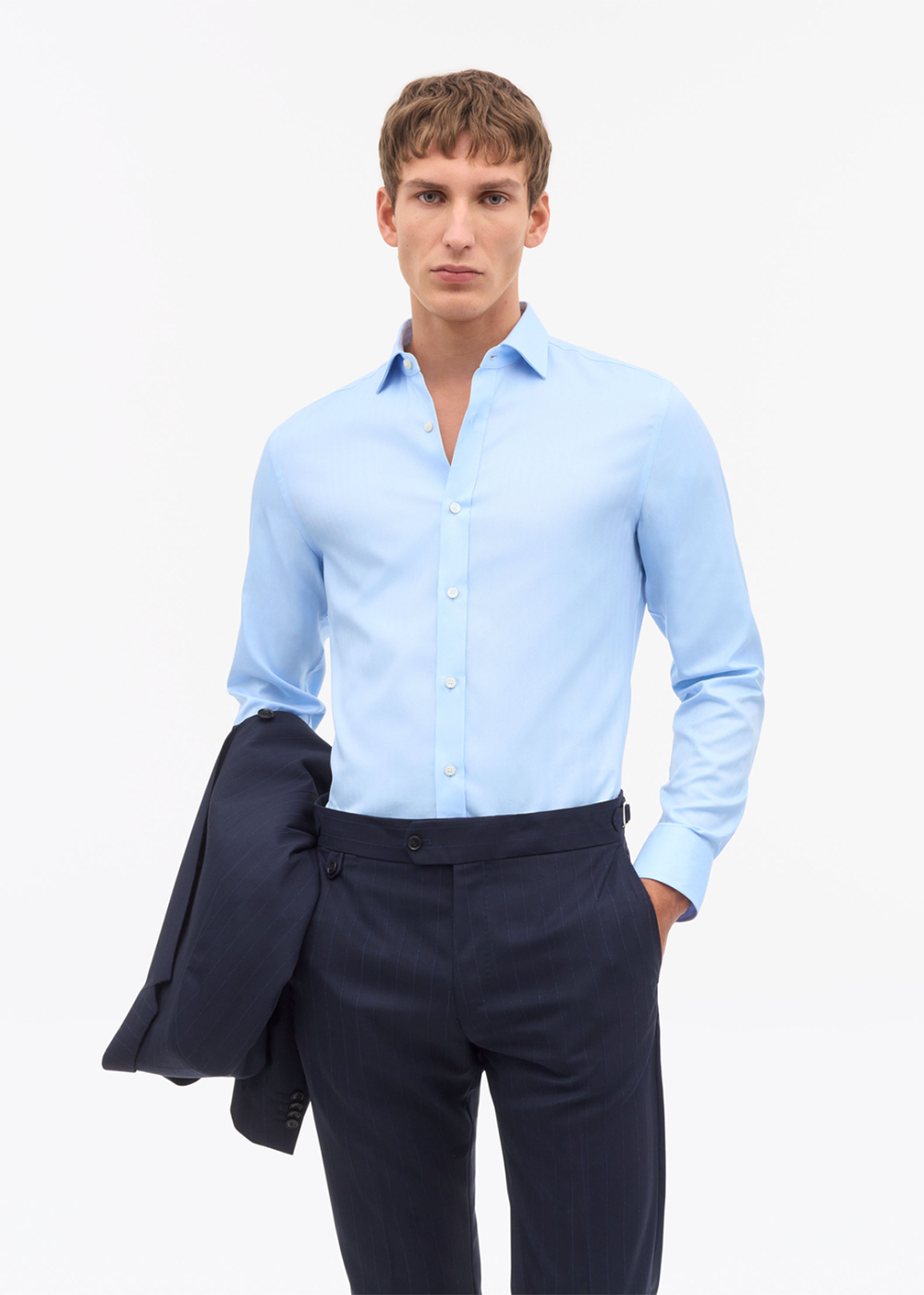 Adley C Shirt - Heaven - Tiger of Sweden Canada - Danali - 11213821E