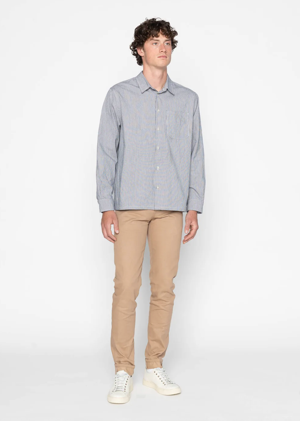 True Shirt Organic Hickory - Indigo - Naked and Famous Denim Canada - Danali - 120138785-IND
