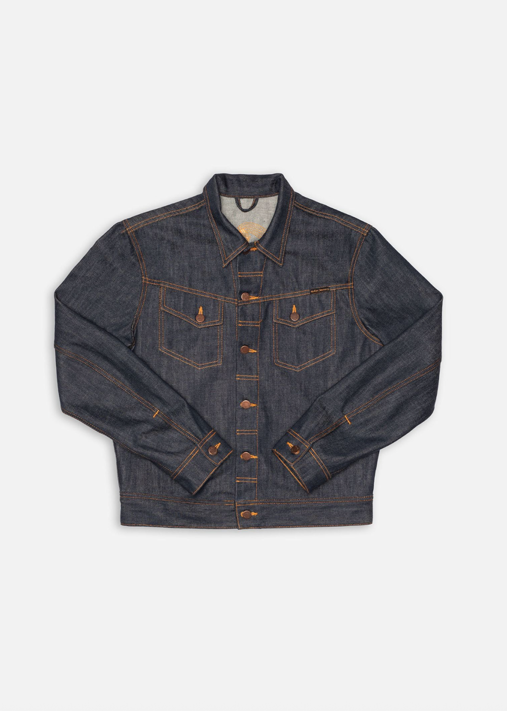 Conny Denim Jacket Dry Streaky - Mid Blue - Nudie Jeans Canada - Danali - 160950