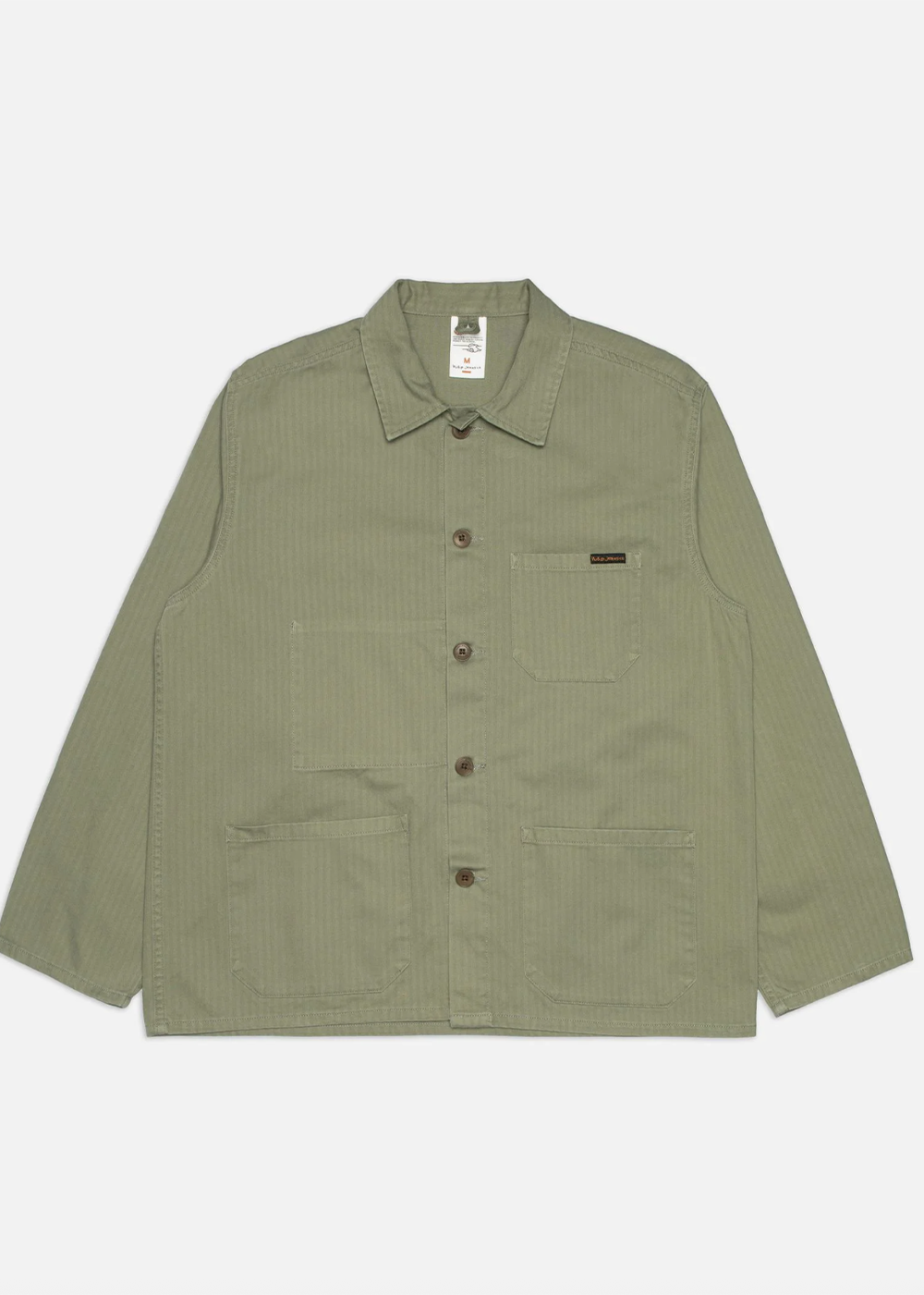 Buddy Chore Jacket Herringbone - Pale Green - Nudie Jeans Canada - Danali - 160988