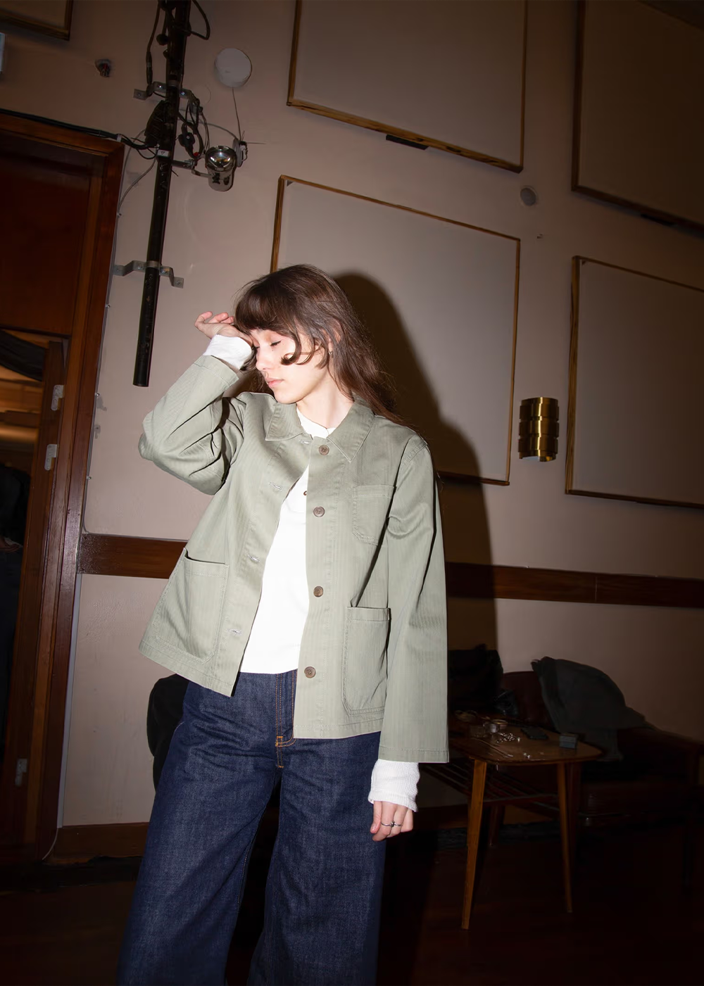 Lovis Herringbone Jacket - Pale Green - Nudie Jeans Canada - Danali - 160991