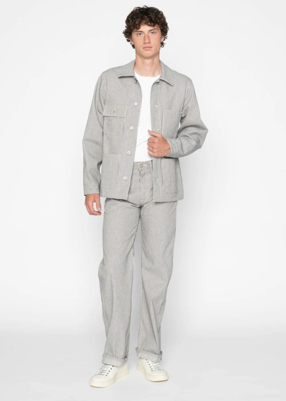 Chore Coat Hickory Selvedge - Indigo - Naked and Famous Denim Canada - Danali - 165137565-IND