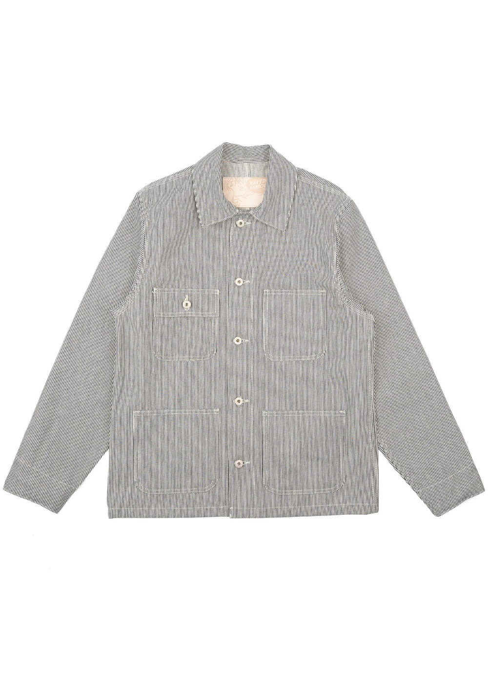 Chore Coat Hickory Selvedge - Indigo - Naked and Famous Denim Canada - Danali - 165137565-IND