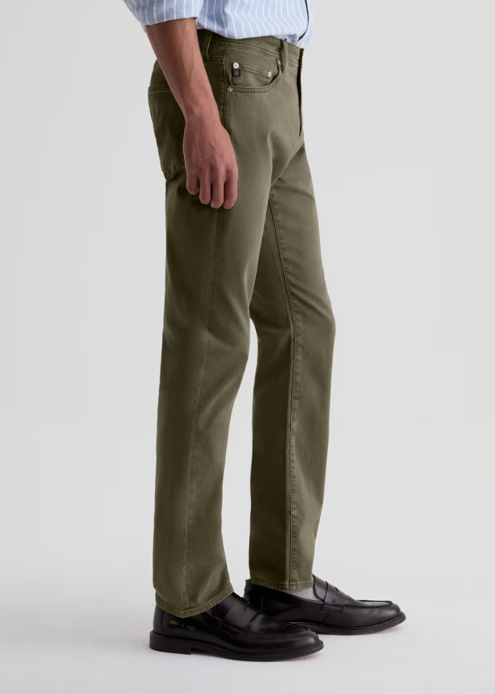 Everett Slim Straight Sateen Pant - Sulfur Fern Springs - AG Jeans Canada - Danali - 1794SUDSLFRSP
