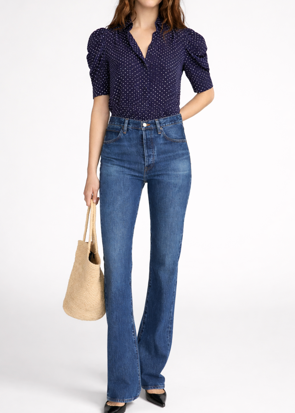 The Tie Print Gillian Top