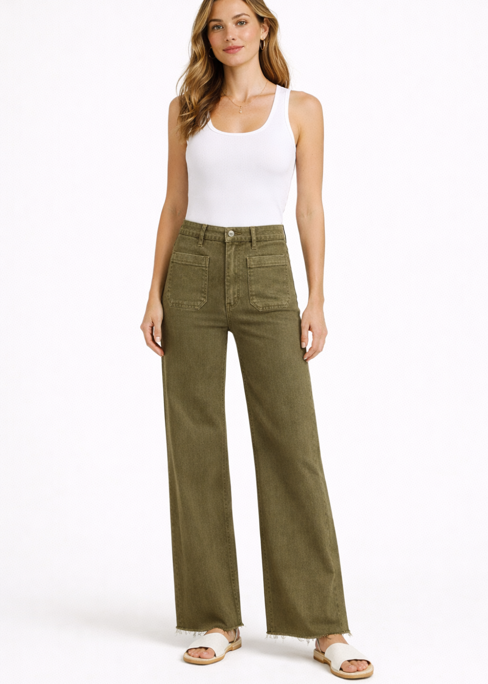 The Anchor Pant - Sagebrush - FRAME Canada - Danali - 2011238-SAGB