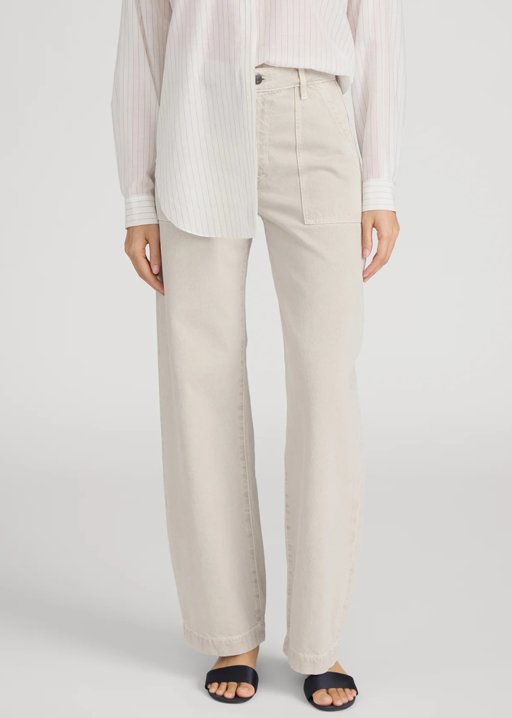 The Bow Cargo Pant - Flax - FRAME Canada - Danali - 2064728-FLAX