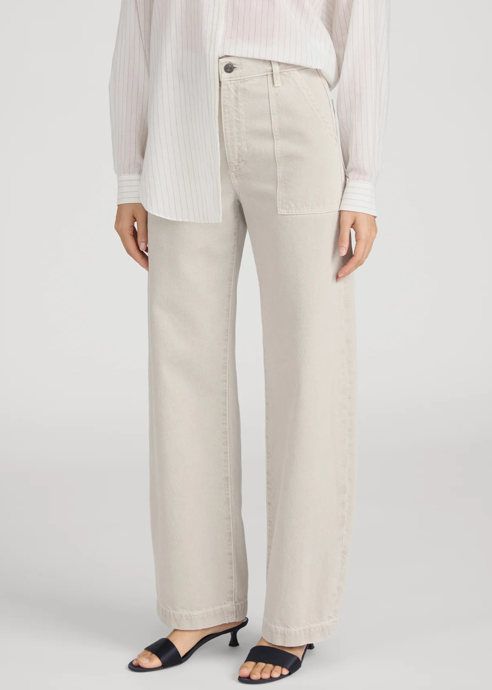 The Bow Cargo Pant - Flax - FRAME Canada - Danali - 2064728-FLAX