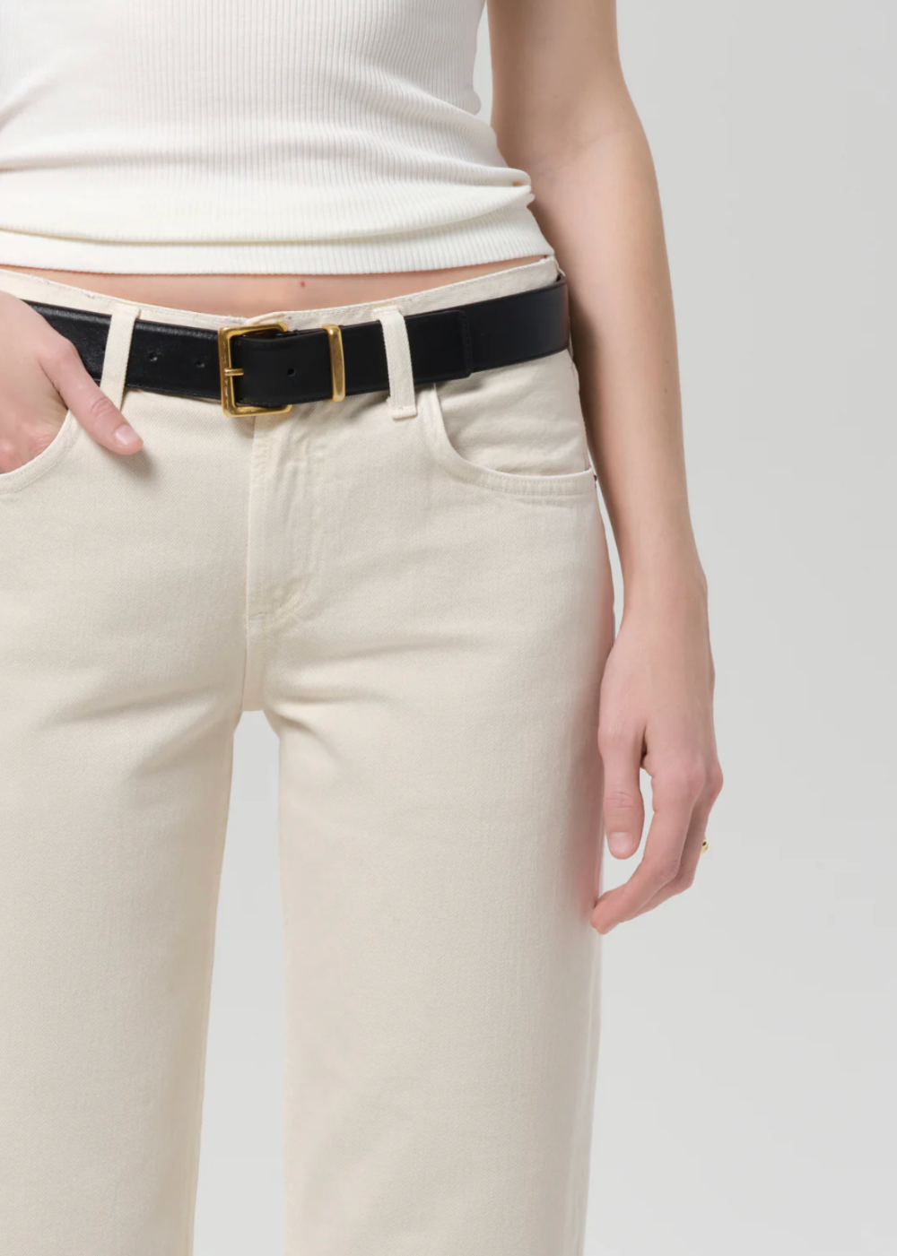 Faye Vintage Straight Twill Pant - Almond - Citizens of Humanity Canada - Danali - 2281-1248_ALMND