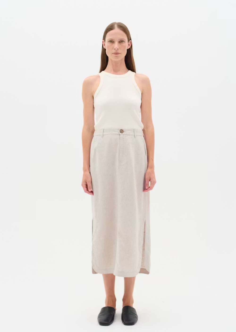 Lolah Base Tank Top - White - InWear Canada - Danali - 30109343