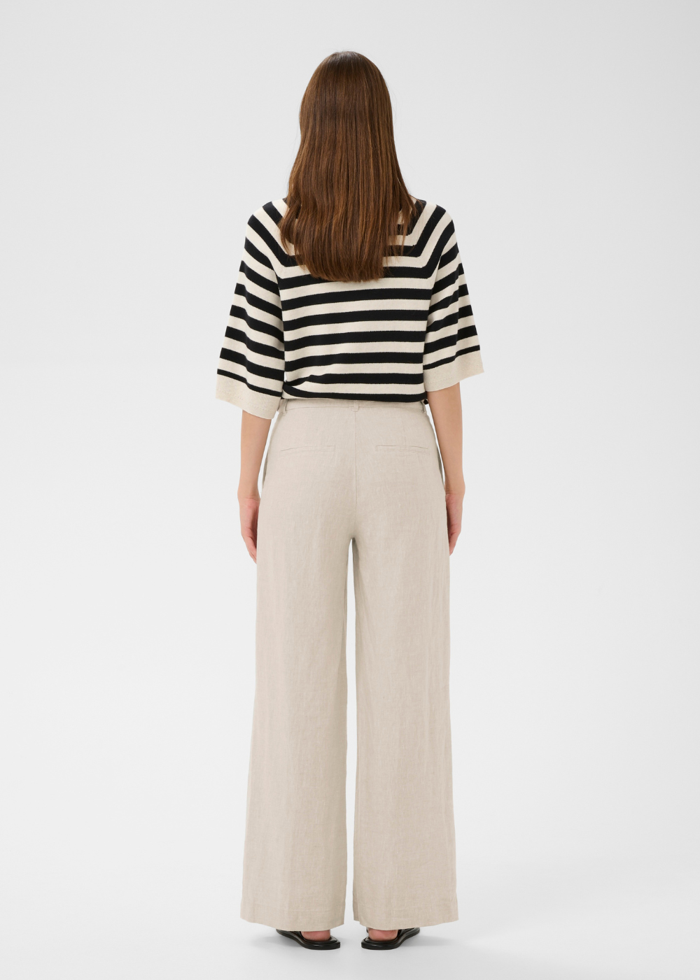 Solina Pants - Ecru Melange - InWear Canada - Danali - 30110486