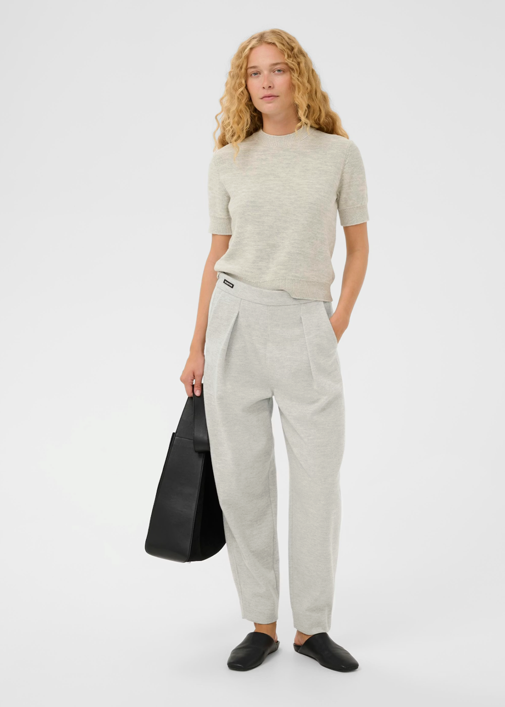 Twiggy Pant - Light Grey Melange - InWear Canada - Danali - 3011226