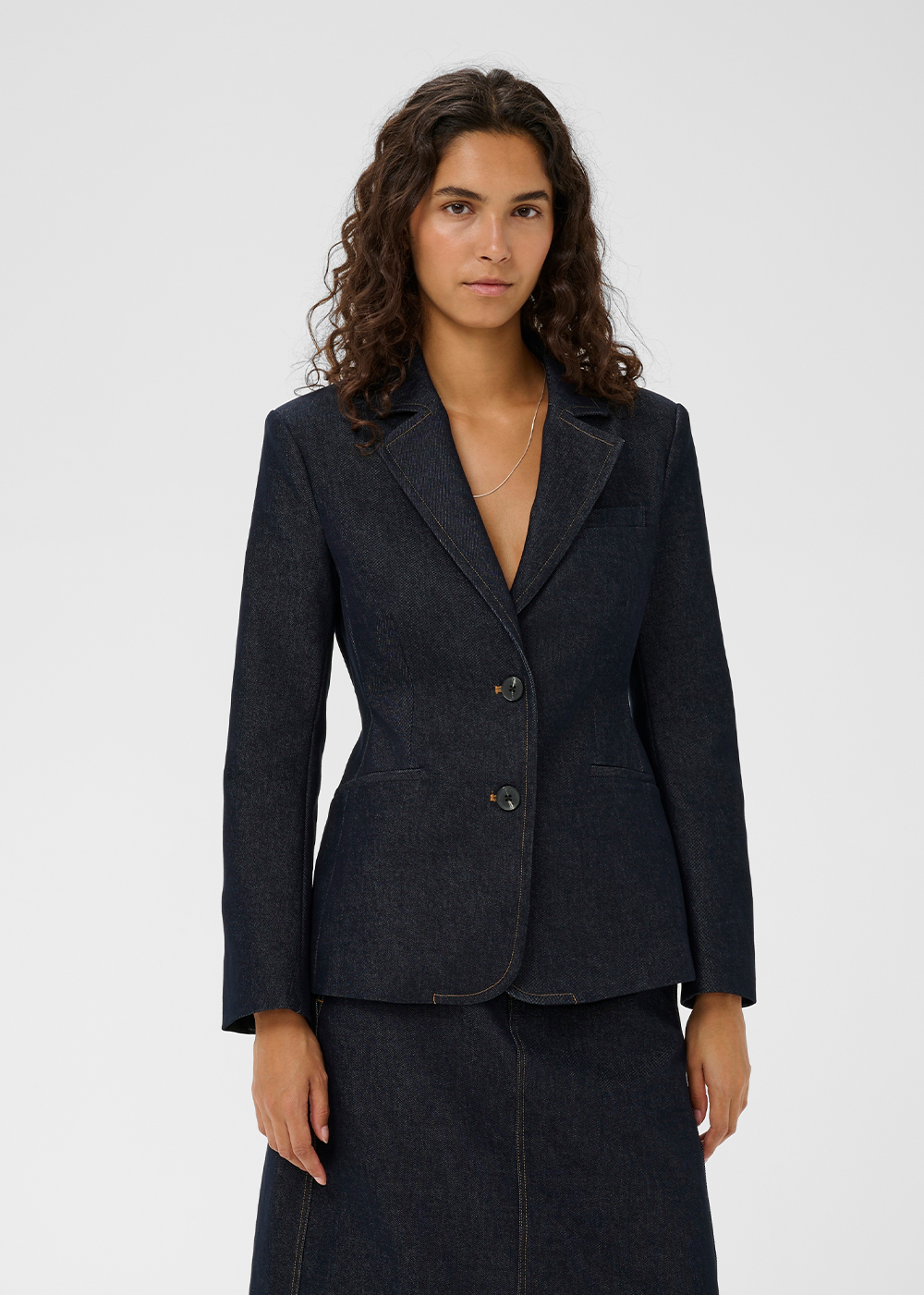 Deirdra Denim Blazer - Dark Blue Denim - InWear Canada - Danali - 30112314