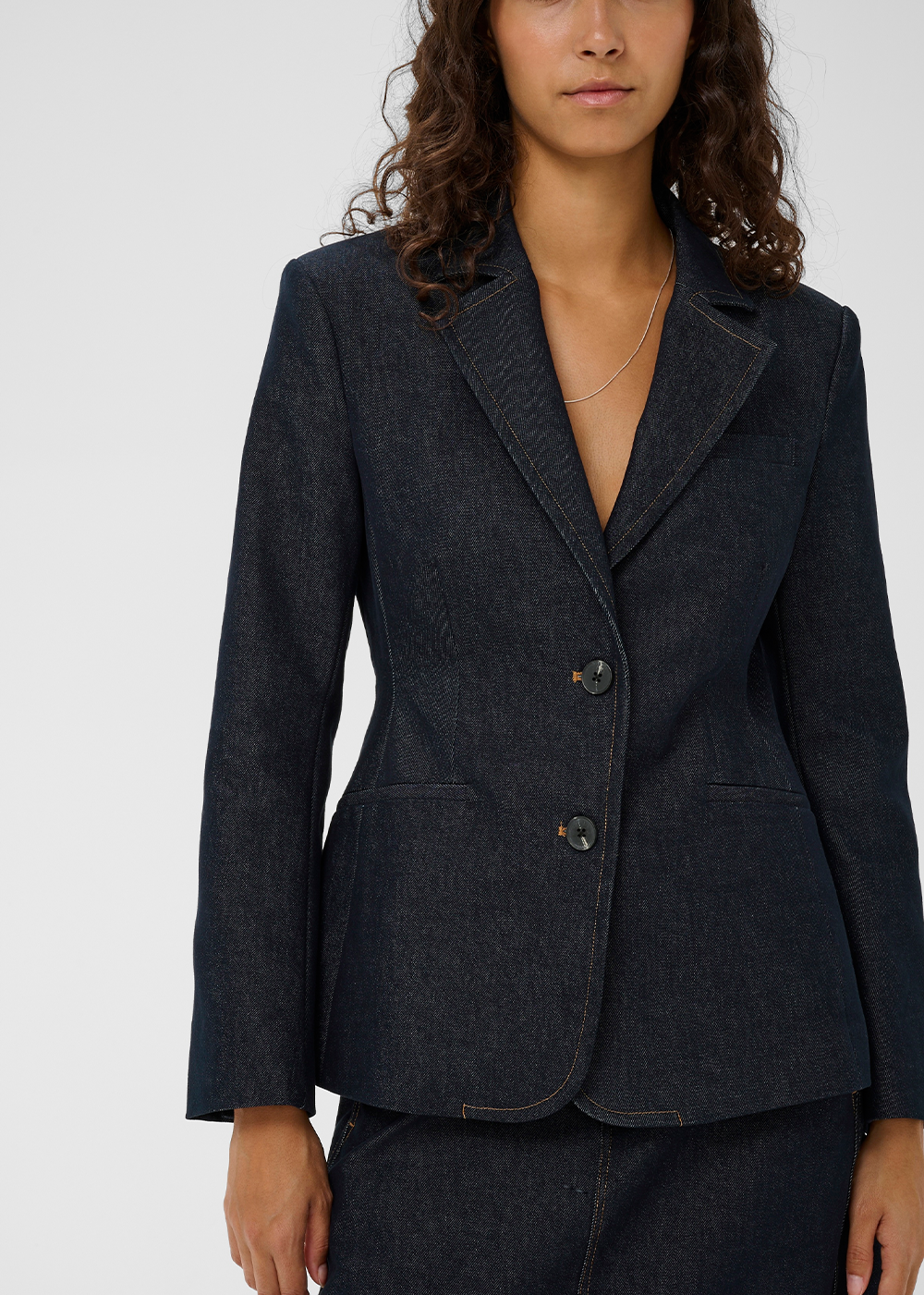Deirdra Denim Blazer - Dark Blue Denim - InWear Canada - Danali - 30112314