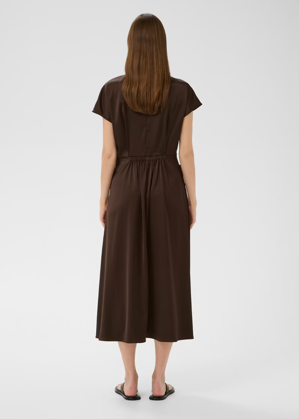 Lake Fest Midi Dress - Coffee Bean - InWear Canada - Danali - 30112367