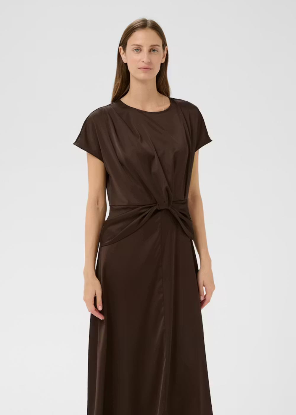 Lake Fest Midi Dress - Coffee Bean - InWear Canada - Danali - 30112367