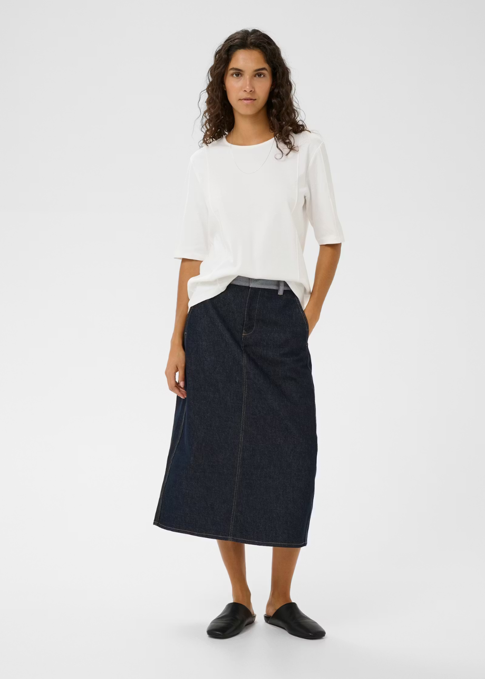 Sophie T-Shirt - Pure White - InWear Canada - Danali - 30112444