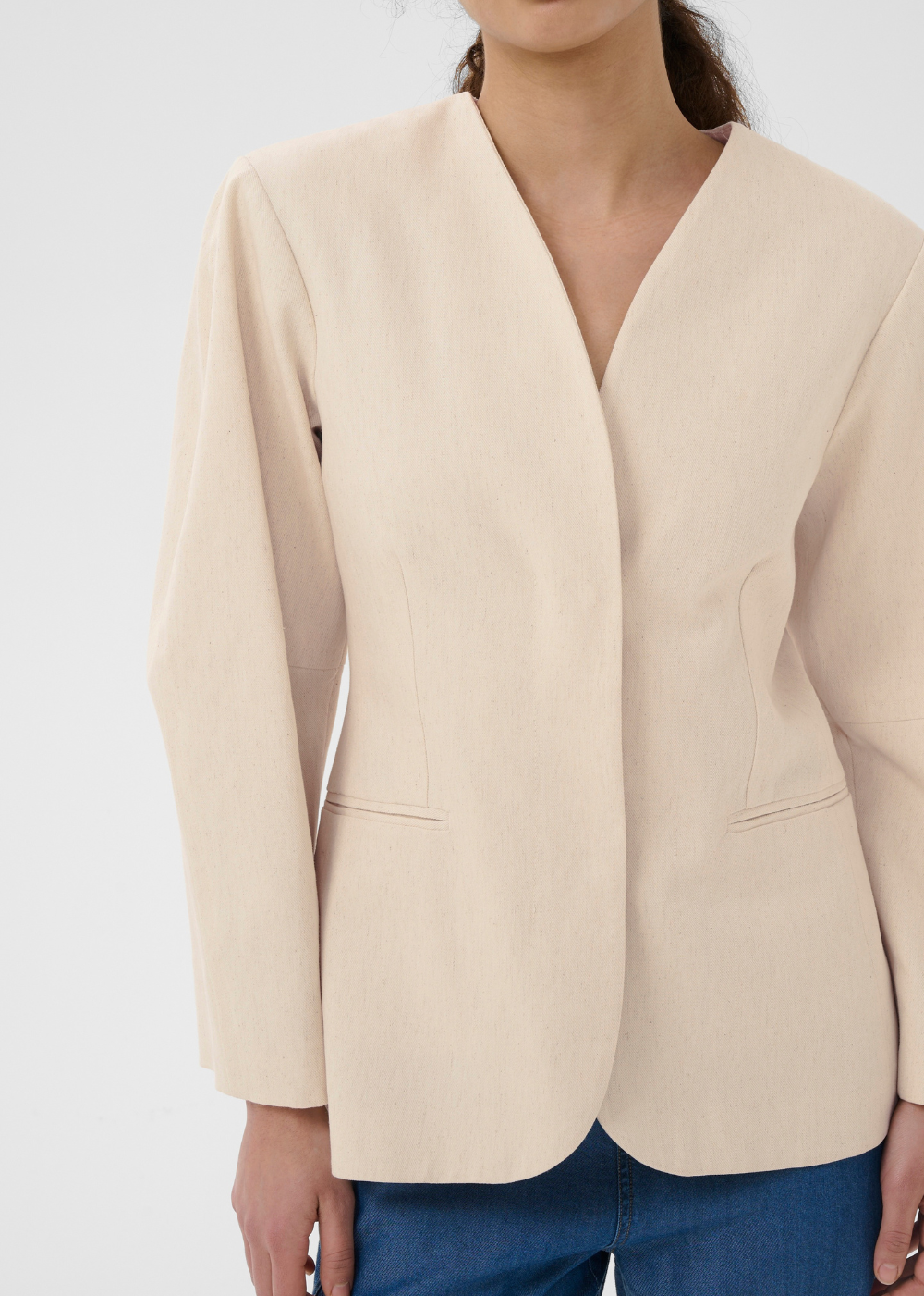 Veeta Blazer - Ecru - InWear Canada - Danali - 30112477