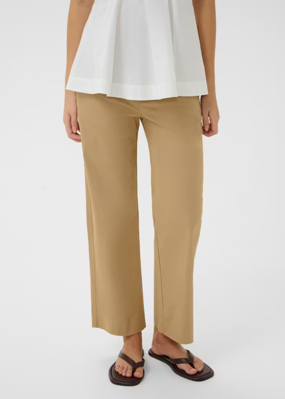 Elvia Cropped Pants - Latte - InWear Canada - Danali - 30112526