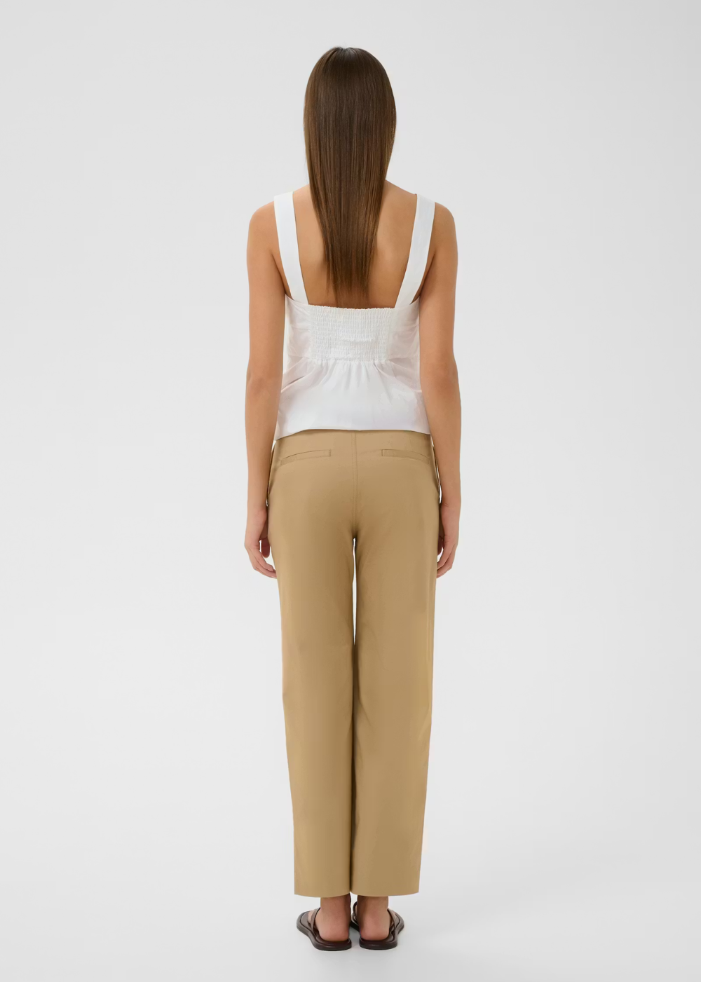 Elvia Cropped Pants - Latte - InWear Canada - Danali - 30112526