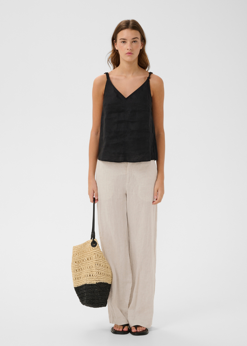 Elinor Solina Pants - Ecru - InWear Canada - Danali - 30112551