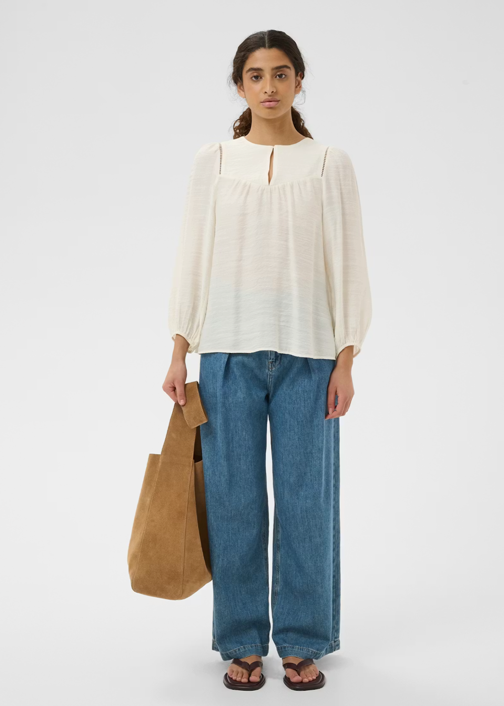 Linnis Blouse - Whisper White - InWear Canada - Danali - 30112587