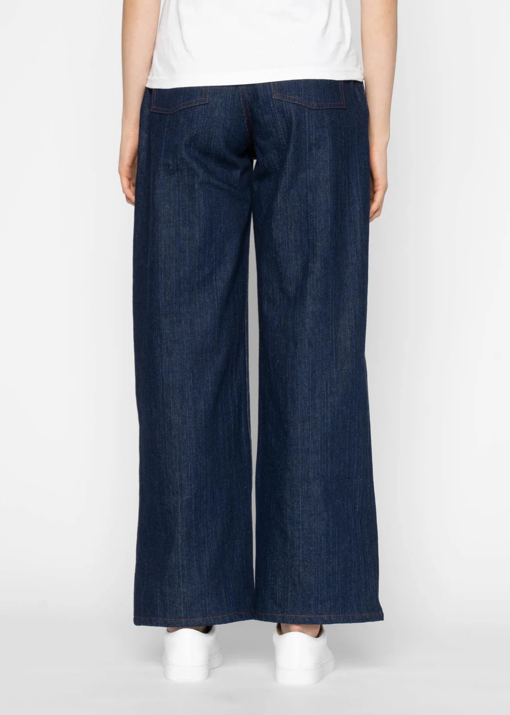 Maudie Jean Vertical Slub Denim - Indigo - Naked and Famous Denim Canada - Danali - 301137446-IND
