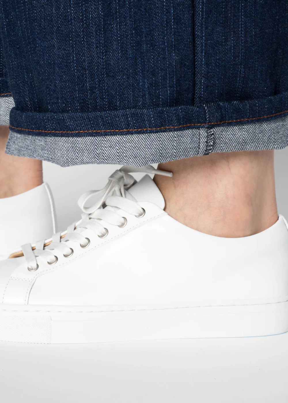 Maudie Jean Vertical Slub Denim - Indigo - Naked and Famous Denim Canada - Danali - 301137446-IND