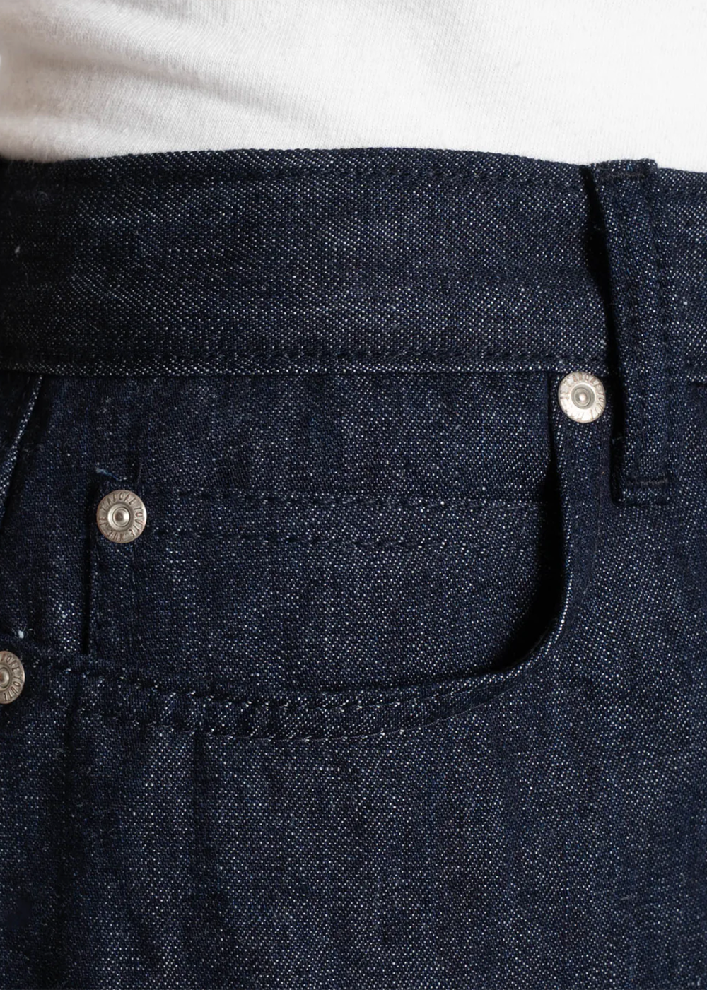 Bestie Jean - Linen + Cotton Blend - Indigo - Naked and Famous Denim Canada - Danali - 301137629-IND