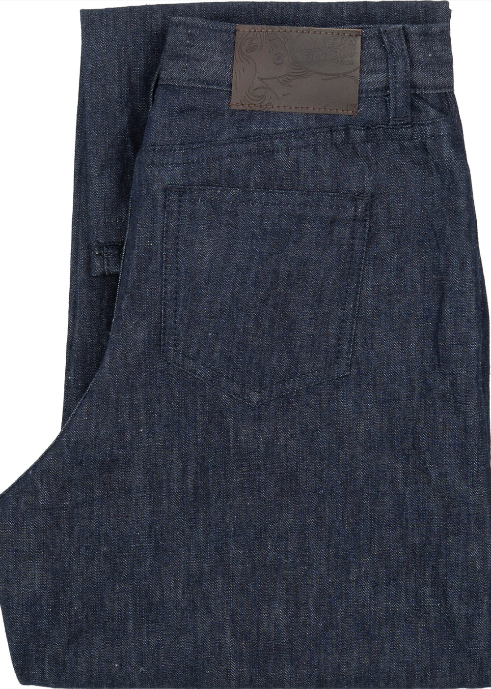 Bestie Jean - Linen + Cotton Blend - Indigo - Naked and Famous Denim Canada - Danali - 301137629-IND