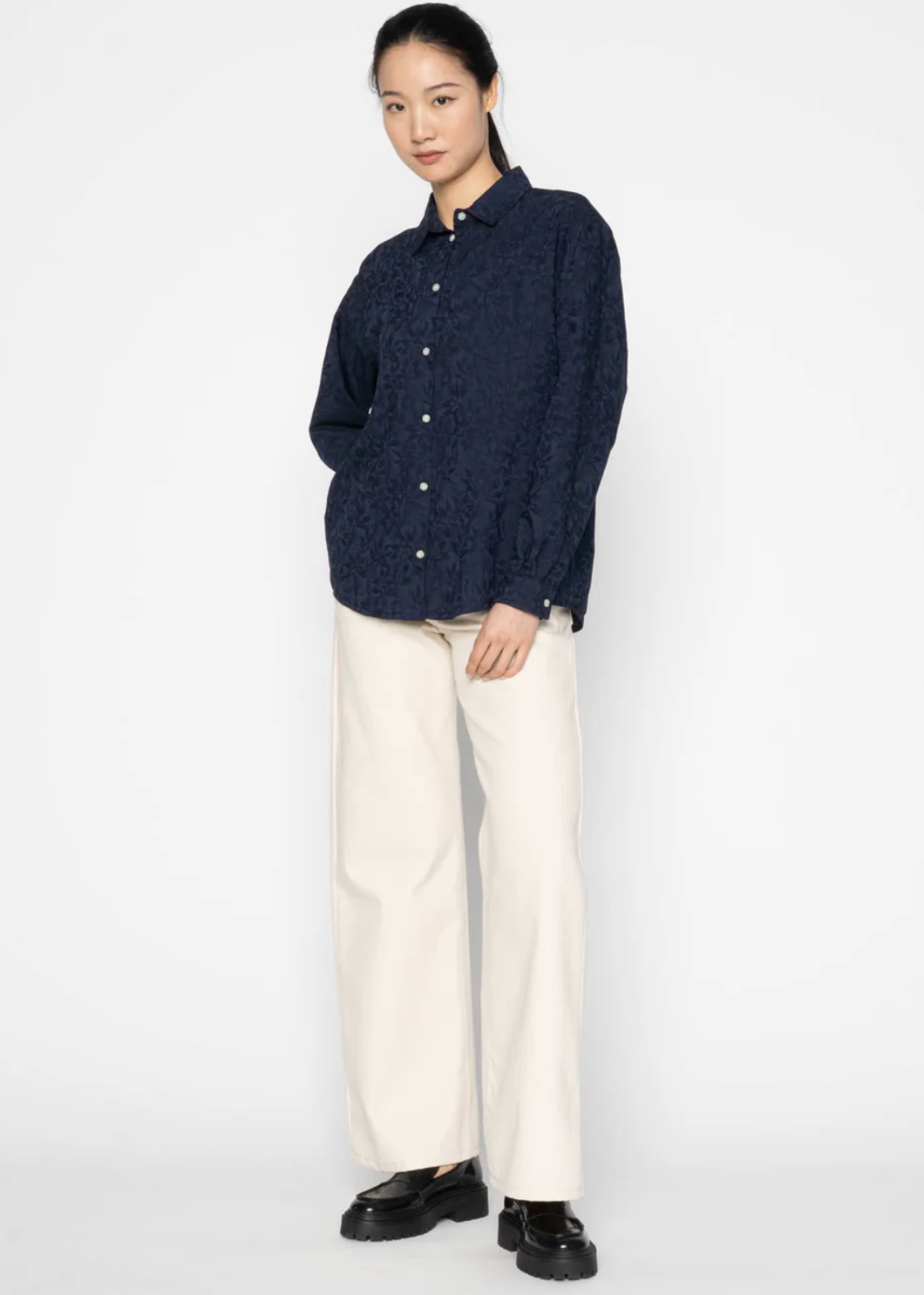 Naked and Famous Denim Wide Wild West Jean - Ecru - Danali - 301137888