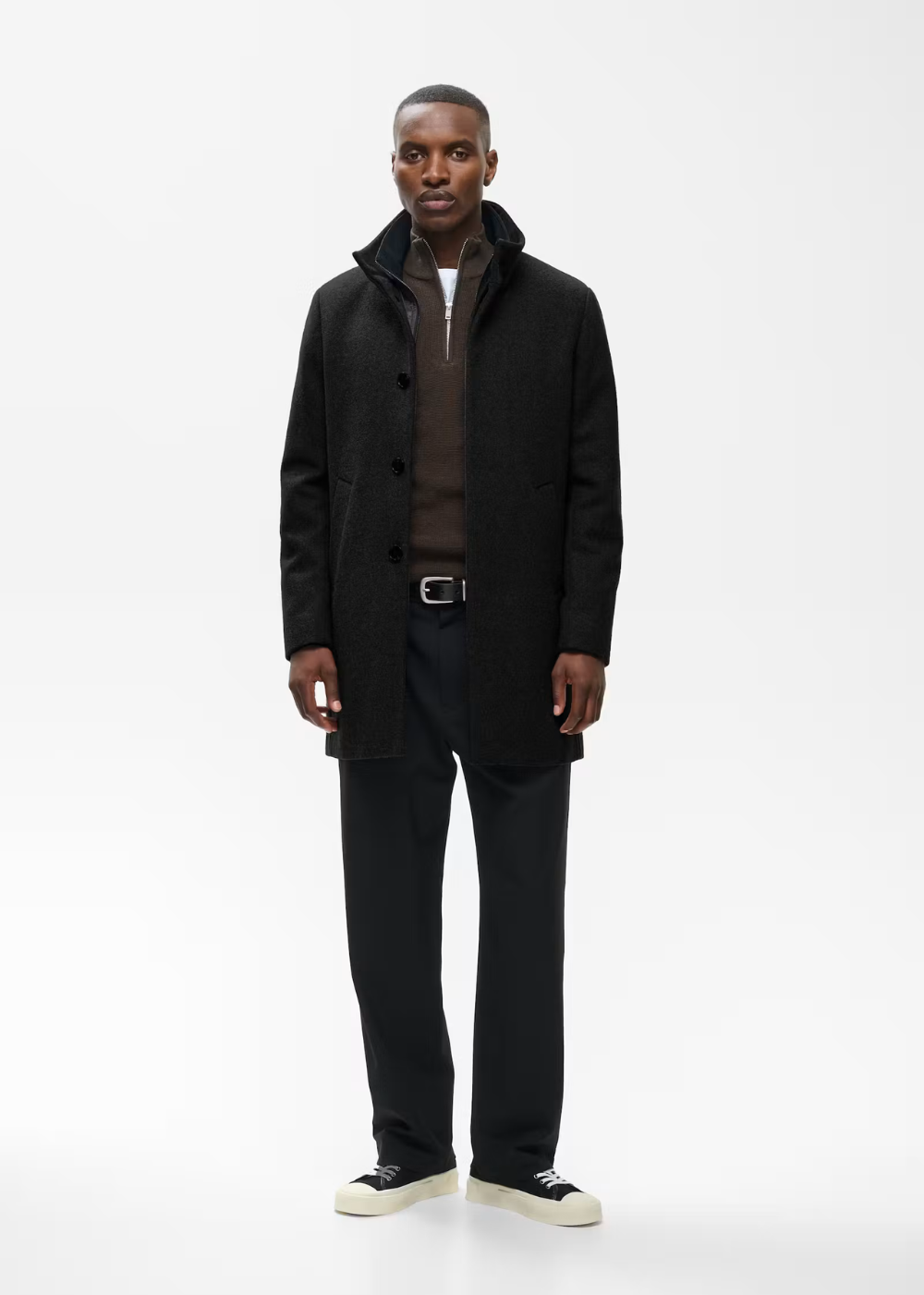 Matinique Harvey Classic Wool Coat - Black - Matinique Canada - Danali