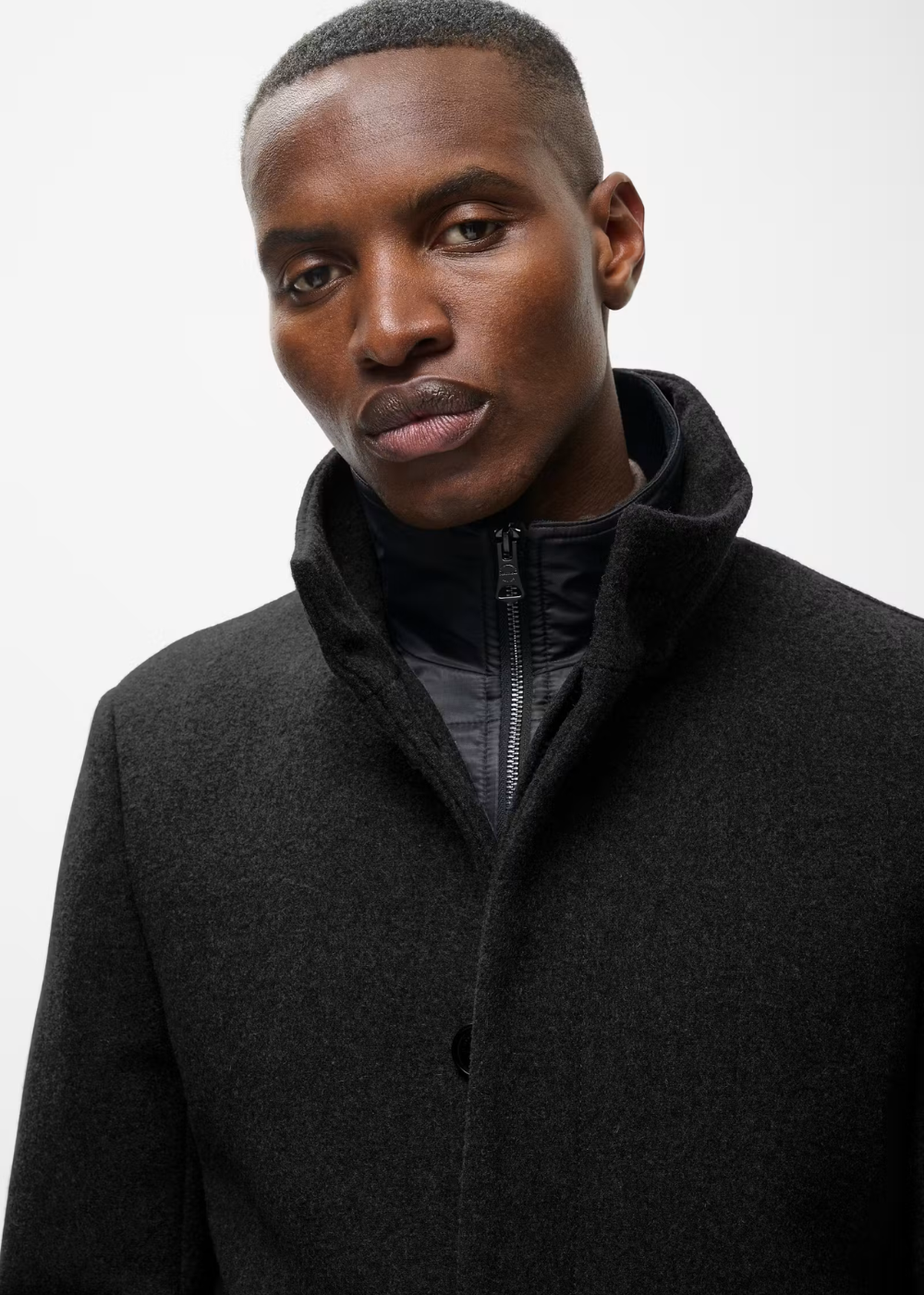 Matinique Harvey Classic Wool Coat - Black - Matinique Canada - Danali
