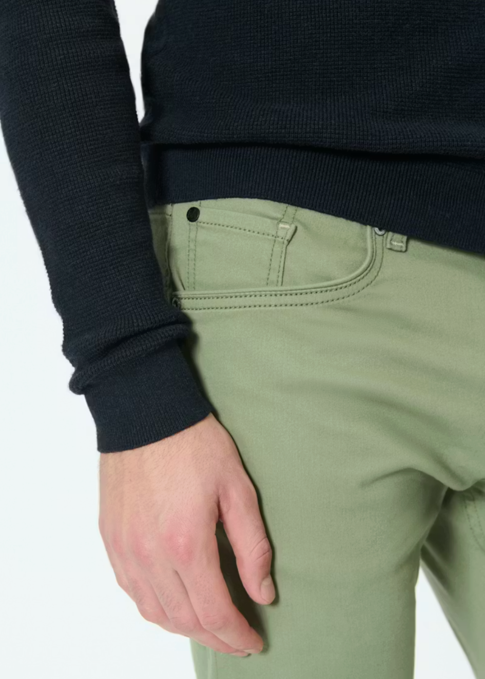 Pete Soft Stretch 5 Pocket Pant - Sea Spray - Matinique Canada - Danali - 30205683