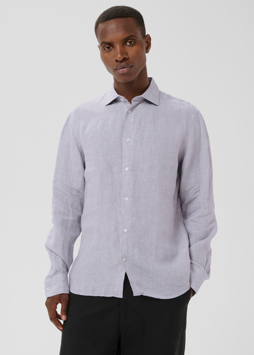 Marc Linen Shirt - Lavender Aura - Matinique Canada - Danali - 30205841