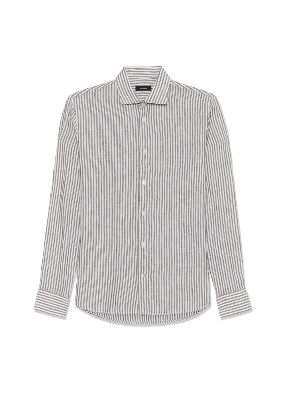 Marc Linen Shirt - Chocolate Brown - Matinique Canada - Danali - 30207239