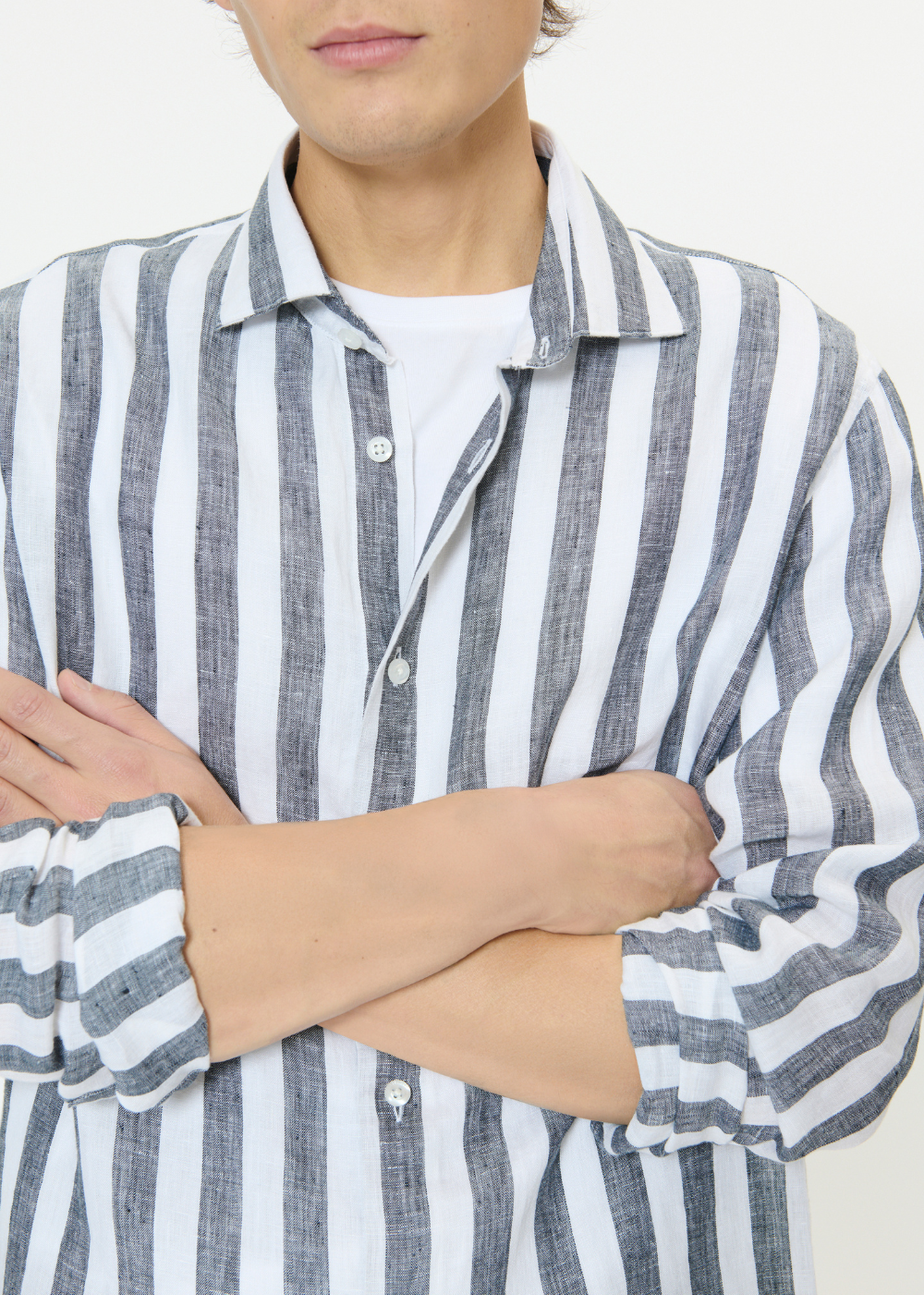 Marc Linen Shirt - Dark Navy - Matinique Canada - Danali - 30207874