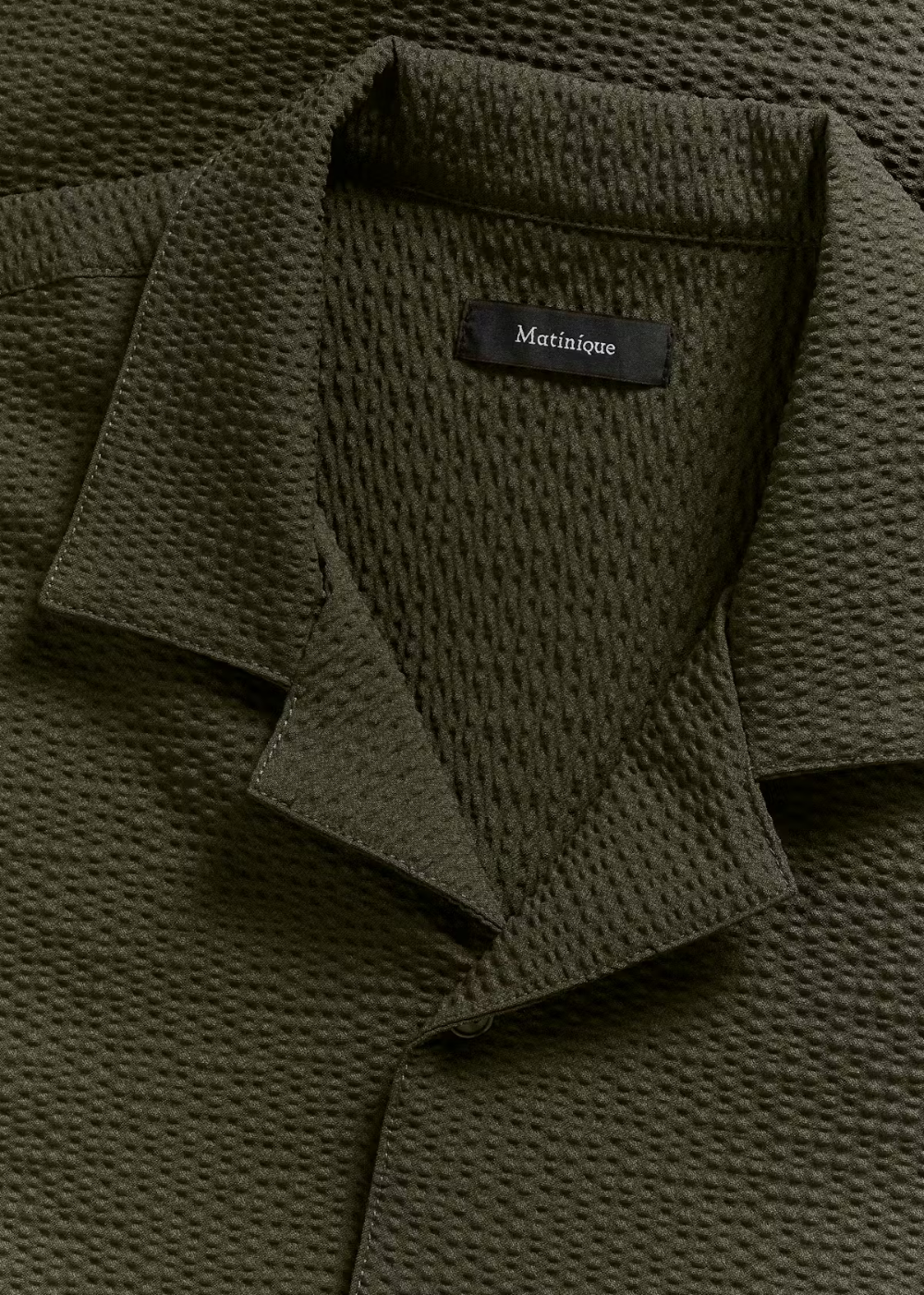 Klampo Short Sleeve Shirt - Light Army - Matinique Canada - Danali - 30208065