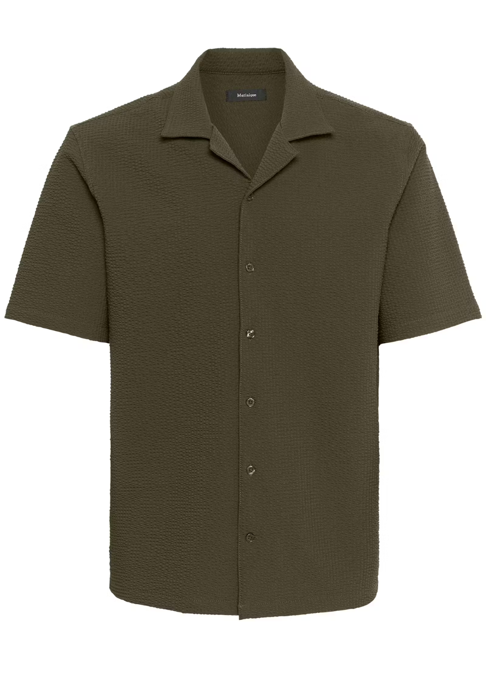 Klampo Short Sleeve Shirt - Light Army - Matinique Canada - Danali - 30208065