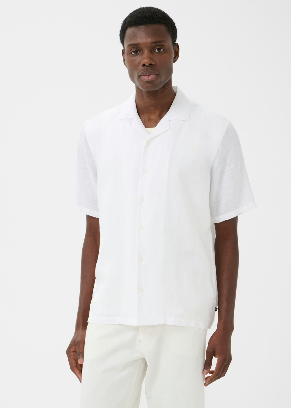 Klampo Short Sleeve Shirt - White - Matinique Canada - Danali - 30208075