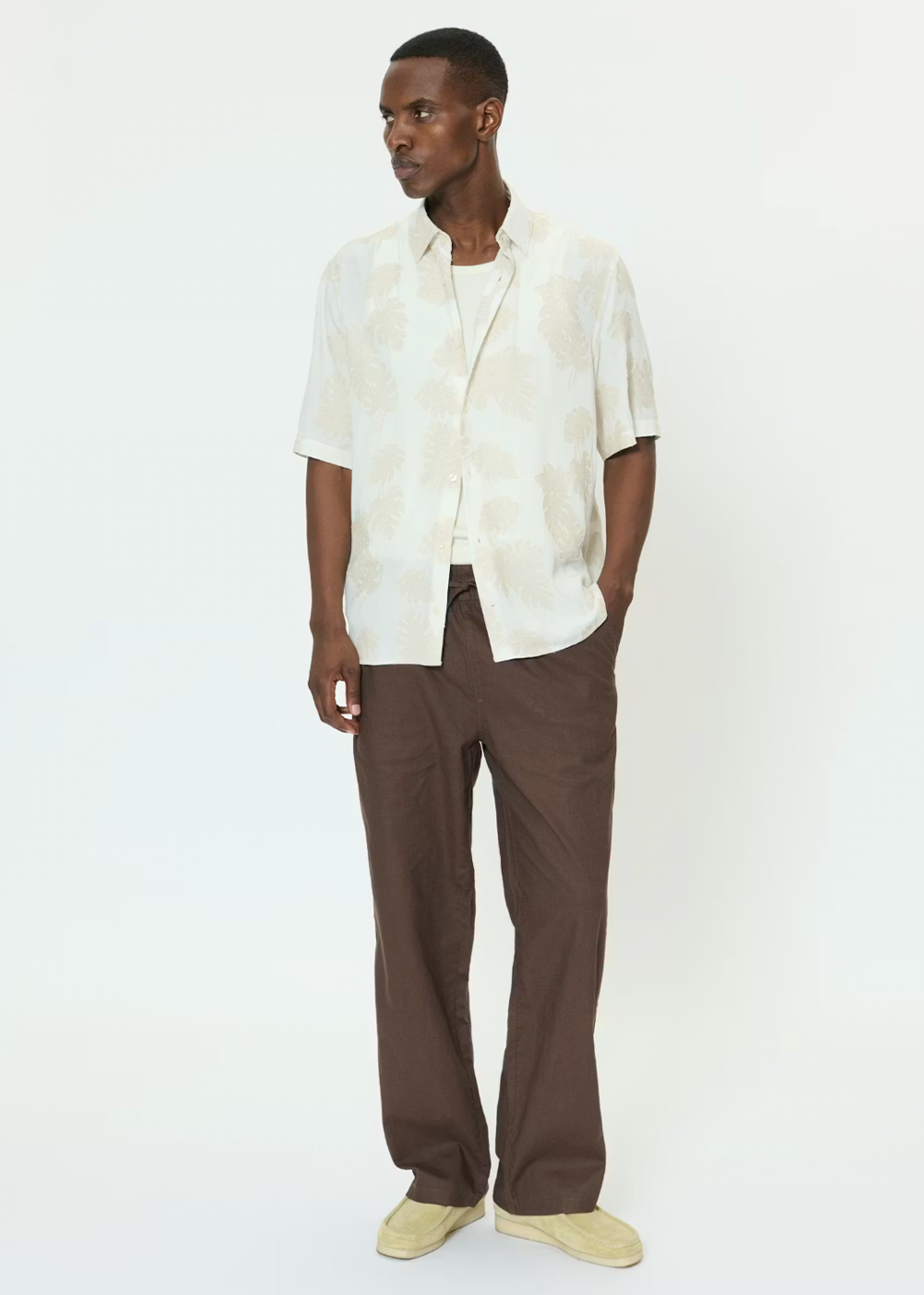 Klampo Short Sleeve Shirt - Fog - Matinique Canada - Danali - 30208876
