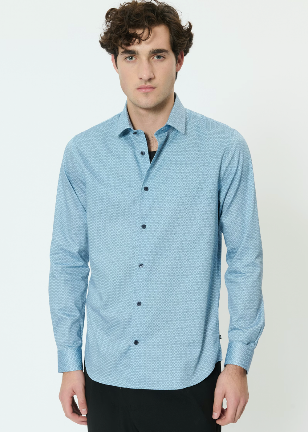 Trostol Shirt - Chambray Blue - Matinique Canada - Danali - 30208897