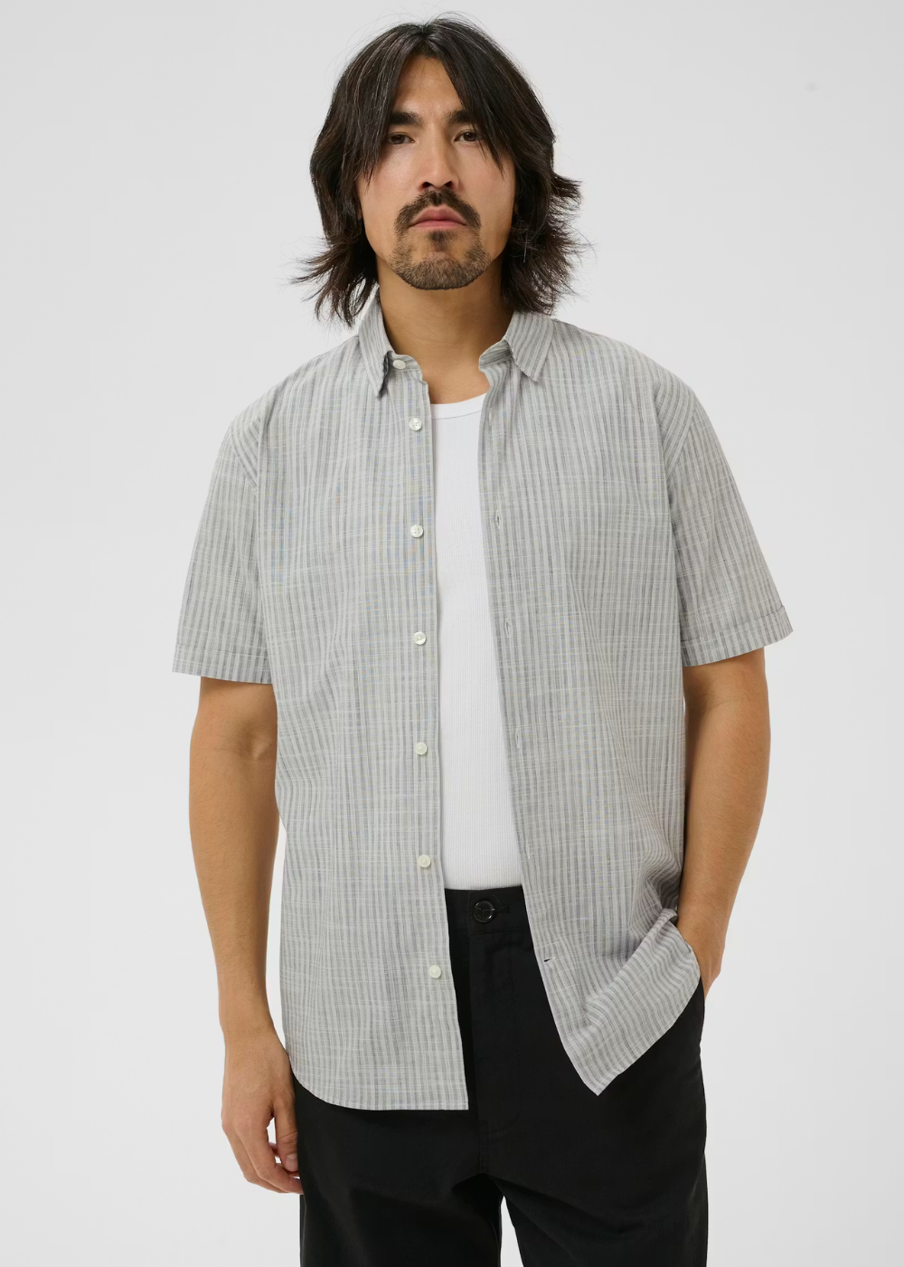 Trostol Short Sleeve Shirt - Dark Navy - Matinique Canada - Danali - 30209102