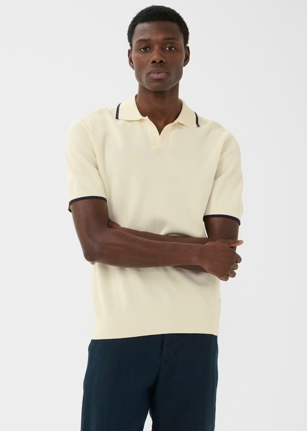 Polo V Heritage T-Shirt - Vanilla Ice - Matinique Canada - Danali - 30209126