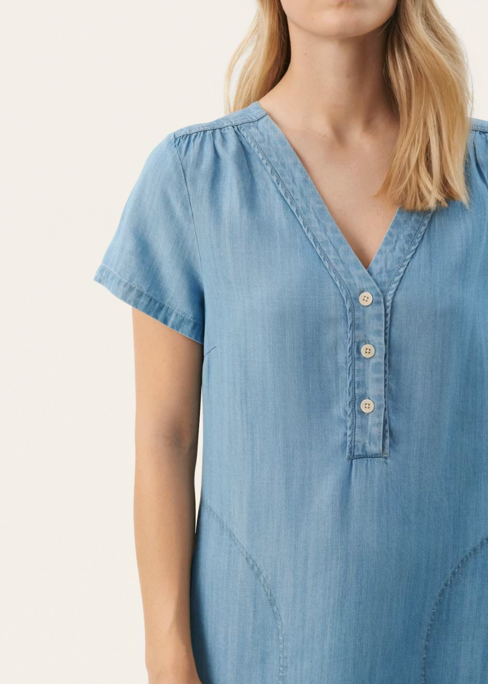 Kaminas Dress - Medium Blue Denim - Part Two Canada - Danali - 30306740